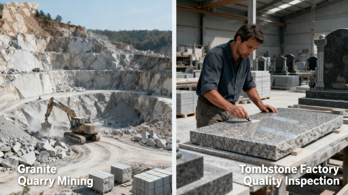 एउटा ग्रेनाइट चिहानको पत्थर राम्रो वा संगमरमरको चिहानको पत्थर?
