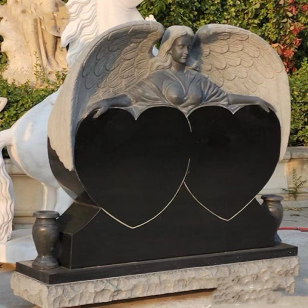 एन्जिल गार्जियन डबल हार्ट टम्बस्टोन