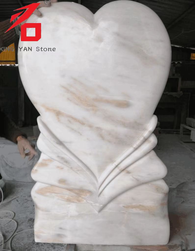 चीन xinanan मुटु आकारको कला ढु stone ्गाको ढुवानी टर्नस्टोन